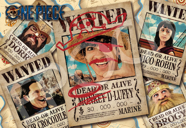 ジグソーパズル Netflixシリーズ「ONE PIECE」ウォンテッド 1053スーパースモールピース (32-619s)[エポック]《発売済・在庫品》