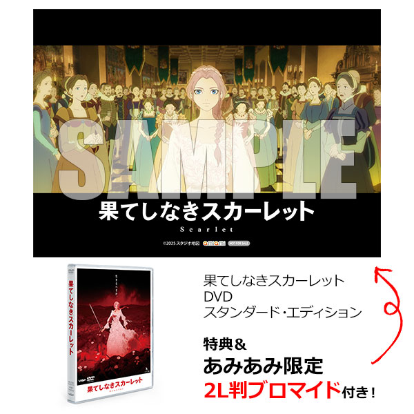 【あみあみ限定特典】【特典】DVD 果てしなきスカーレット DVD スタンダード・エディション[バップ]《０５月予約》