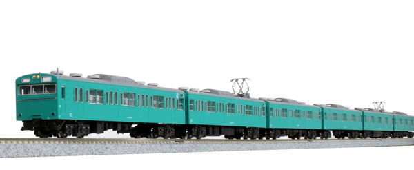 10-1744E 103系〈エメラルドグリーン〉中間車3両セット（再販）[KATO]《０６月予約》