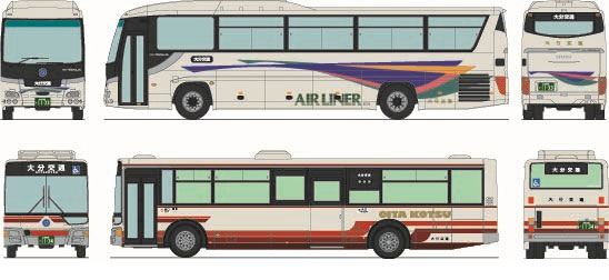 ザ・バスコレクション 大分交通 2台セット[トミーテック]《０８月予約》