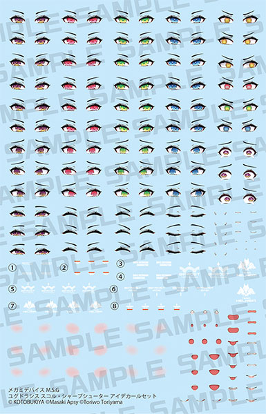 メガミデバイス M.S.G ユグドラシス スコル・シャープシューター アイデカールセット