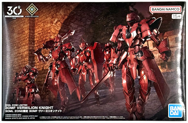 【中古】(本体A-/箱B)30ML ZONE限定 30MF ヴァーミリオンナイト プラモデル (30 MINUTES LABEL FES.2025限定)[BANDAI SPIRITS]《発売済・在庫品》