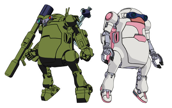 1/35 メカトロウィーゴ ボトムズコラボシリーズ Vol.5 “らうんどむーばー＆ふぃあな” (2体セット) プラモデル[ハセガワ]《０６月予約》