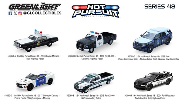 1/64 Hot Pursuit Series 48 6種セット[グリーンライト]《在庫切れ》