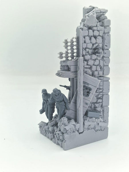 モンテ・カッシーノの戦い 1/35 ジオラマ 1/35 WWII ドイツ 降下猟兵 モンテ・カッシーノの戦い1944 ジオラマ
