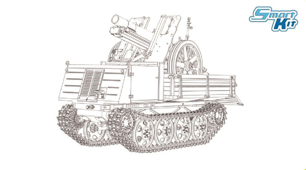 1/35 WW.II ドイツ軍 RSO/3 ＆ 15cm s.IG.33榴弾砲 マジックトラック