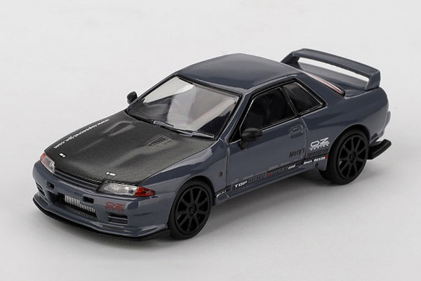 1/64 Nissan スカイライン GT-R VR32 Top Secret ステルスグレー(右ハンドル)[MINI GT]《０４月予約》