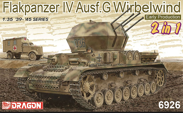 (未使用･未開封品)　ドラゴン 1/35 WW.II ドイツ軍 IV号対空戦車 オストヴィント w/ツィメリットコーティング プラスチックモデルキット CH6746 vf3p617 1/35 WW.II ドイツ軍 対空戦車 IV号G型 ヴィルベルヴィント 初期生産型