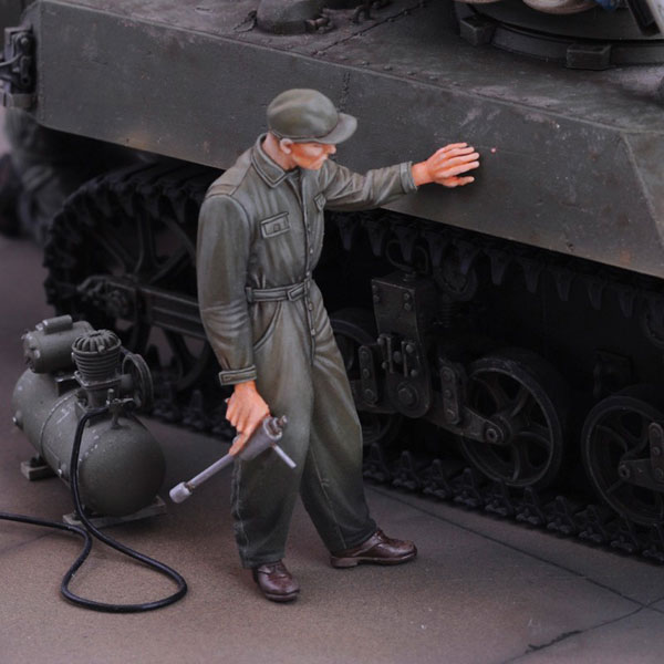 1/72 WWII アメリカ陸軍整備兵[ロイヤルモデル]《在庫切れ》