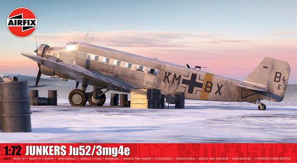 1/72 ユンカース Ju52/3mg4e プラモデル[エアフィックス]《09月予約》