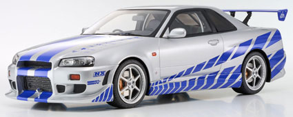 KYOSHOオリジナル 1/12 日産 スカイライン R34 GT-R 2001 “Fast