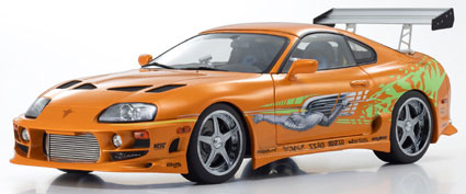 KYOSHOオリジナル 1/18 トヨタ スープラ ターボ 1994 “Fast ＆ Furious” (オレンジパール)[京商]【送料無料】《０７月仮予約》