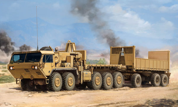 1/35 M1074 HEMTT PLS w/M1076 トレーラー プラモデル[アイラブキット