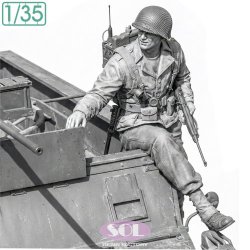 1/35 WWII アメリカ陸軍 野戦無線通信兵[SOL MODEL]《在庫切れ》