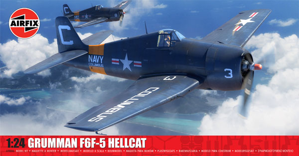 模型・プラモデル エアフィックス グラマン F6F-5 ヘルキャット 1/24