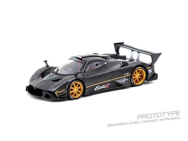 1/64 Pagani Zonda R Matte Exposed Carbon Fiber[Tarmac Works]《09