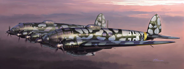 1/72 ハインケル He111Z-2 “長距離爆撃機” プラモデル[ハセガワ]《在庫