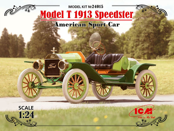 1/24 T型 フォード 1913 スピードスター プラモデル（再販）[ICM]《０６月予約》