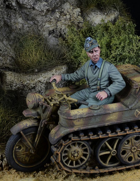 1/35 WWII ドイツ 第7SS義勇山岳師団「プリンツ・オイゲン」ケッテンクラート操縦手 1942-45年(T社35377用)[D-Day Miniatures Studio]《０５月仮予約》