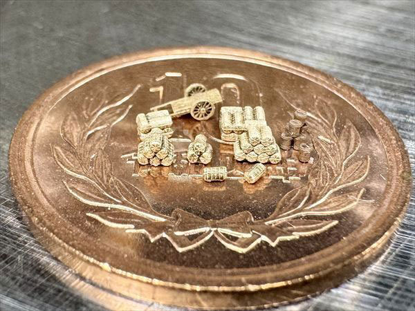 1/700 米俵、味噌樽、大八車セット レジンキット[ファイヤースターター]《０４月予約》