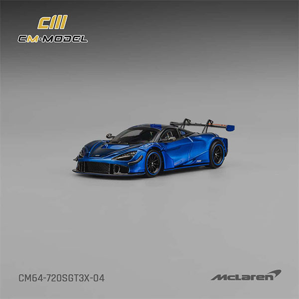 1/64 Mclaren 720S GT3X オーロラブルー[CM・MODEL]《０６月仮予約》