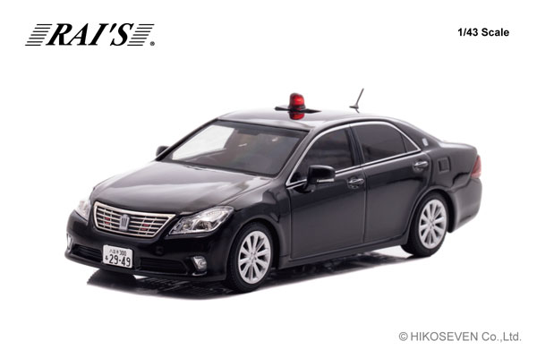 1/43 トヨタ クラウン (GRS202) 2013 警視庁交通部交通機動隊車両 (覆面 黒)[RAI’S]《０４月予約》