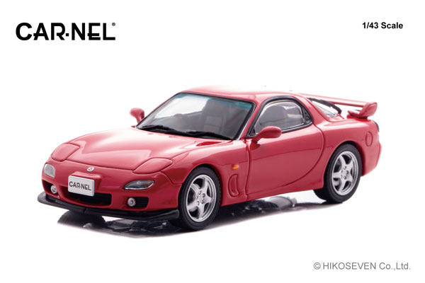 1/43 マツダ RX-7 Type RS (FD3S) 2000 Vintage Red[CAR・NEL]《０４月予約》