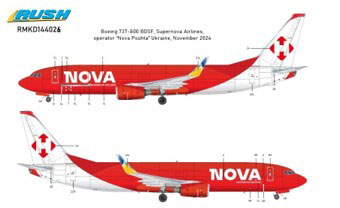 1/144 737-800 ノヴァポシュタ デカール[ラッシュモデルキッツ]《０４月予約》