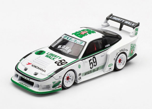 1/64 Nissan LB-Super Silhouette 180SX ホワイト(右ハンドル)[MINI GT]《０９月予約》