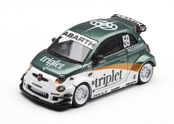 1/64 アバルト 595 LB-WORKS TY Edition(右ハンドル)[MINI GT]《07月