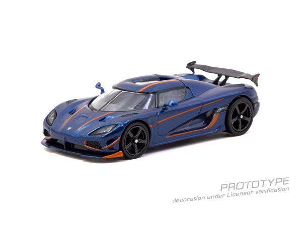1/64 Koenigsegg Agera RS Dark Blue Carbon Fiber / Orange Accents[Tarmac Works]《０８月仮予約》