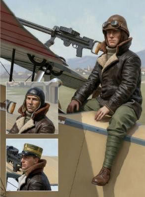 1/32 WW.I イタリア空軍ニューポールパイロット 2[コッパーステートモデル]《０５月仮予約》