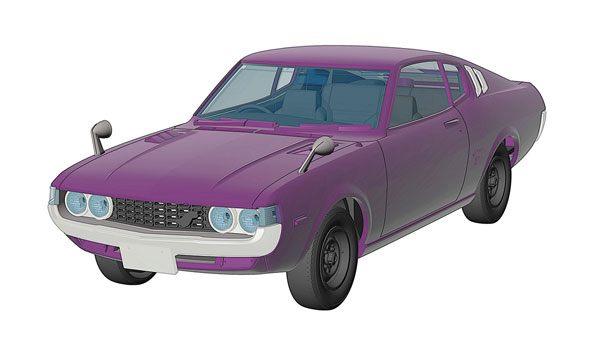 1/32 トヨタ セリカ LB 1600GT シビリアンパープル プラモデル[ハセガワ]《０８月予約》