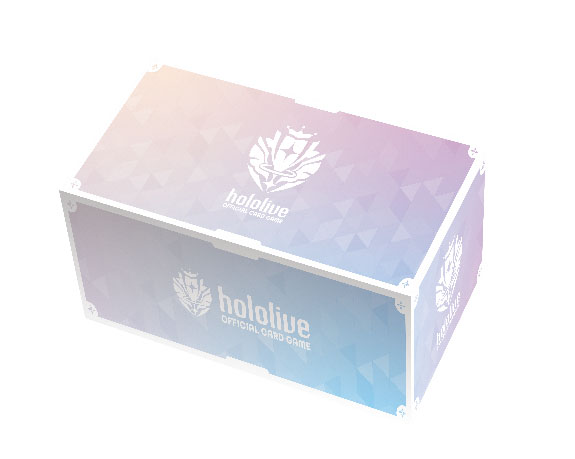 hololive OFFICIAL CARD GAME オフィシャルホロカストレージボックス ブランドロゴ(White)[カバー]《０５月予約》