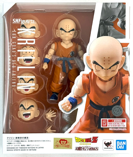 中古】(本体A/箱B)S.H.Figuarts ドラゴンボールZ クリリン-孫悟空の