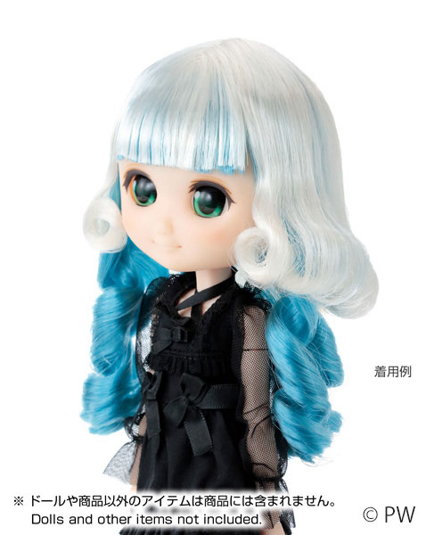 ジェリーフィッシュウィッグ ホワイト×ブルー (ドール用)[ペットワークス]《発売済・在庫品》