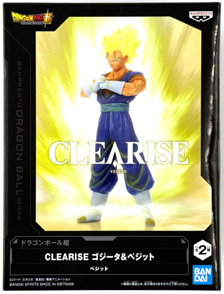 中古】(本体A/箱B)ドラゴンボール超 CLEARISE ゴジータ＆ベジット