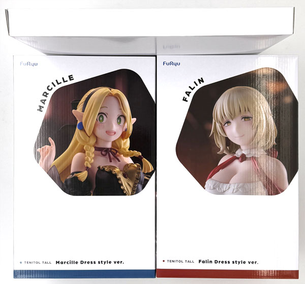 【中古】(本体A-/箱B)TENITOL TALL ダンジョン飯 マルシル＆ファリン ドレススタイルver. スペシャルセット 完成品フィギュア (FURYU HOBBY MALL限定)[フリュー]《発売済・在庫品》