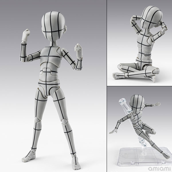 S.H.Figuarts ボディくん -杉森建- Edition-ワイヤーフレーム-(Gray Color Ver.)
