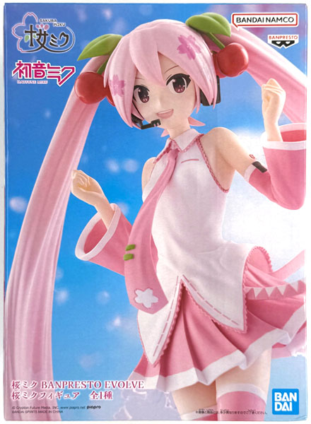 【中古】(本体A/箱B)桜ミク BANPRESTO EVOLVE 桜ミクフィギュア (プライズ)[BANDAI SPIRITS]《発売済・在庫品》