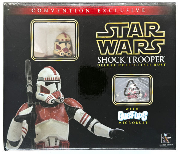 中古】(本体B/箱B)STAR WARS DELUXE COLLECTIBLE BUST SHOCK TROOPER