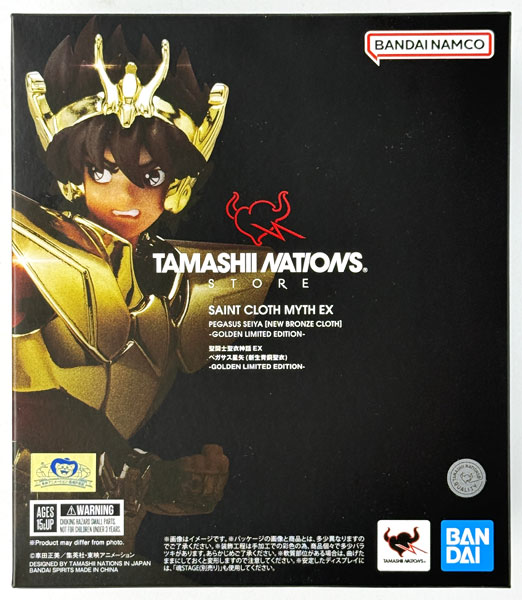 聖闘士聖衣神話EX ペガサス星矢(新生青銅聖衣) ～GOLDEN LIMITED EDITION～(TAMASHII NATIONS TOKYO限定)