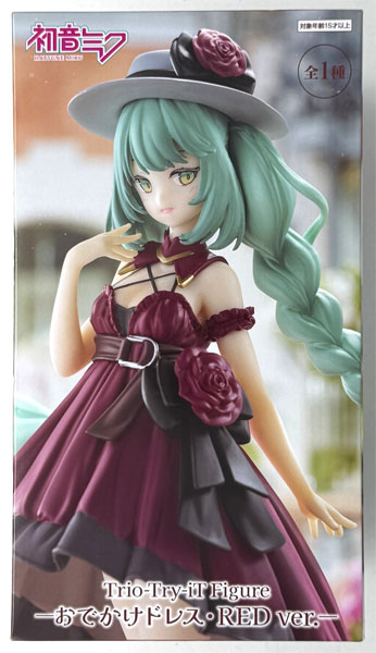 【中古】(本体A/箱B)初音ミク Trio-Try-iT Figureーおでかけドレス・RED ver.ー (プライズ)[フリュー]《発売済・在庫品》