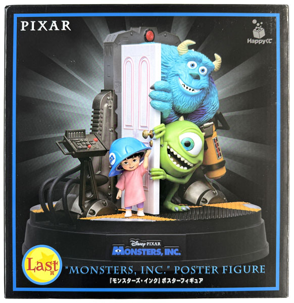 【中古】(本体A/箱B)Happyくじ / PIXAR 2026 Last賞 『モンスターズ・インク』ポスターフィギュア (プライズ)[サニーサイドアップ]《発売済・在庫品》