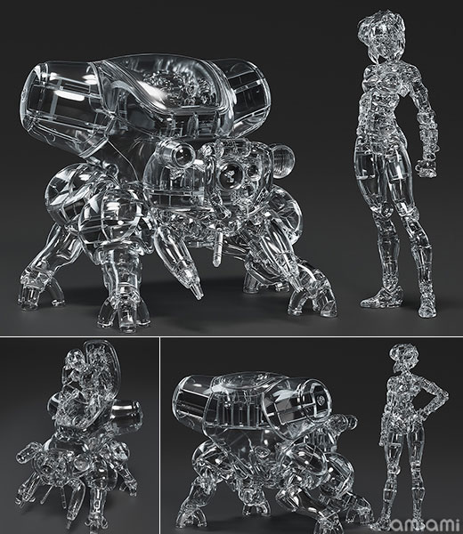 PLAMAX minimum factory MF-96 攻殻機動隊 草薙素子 with フチコマ 光学迷彩Ver. 1/20 プラモデル