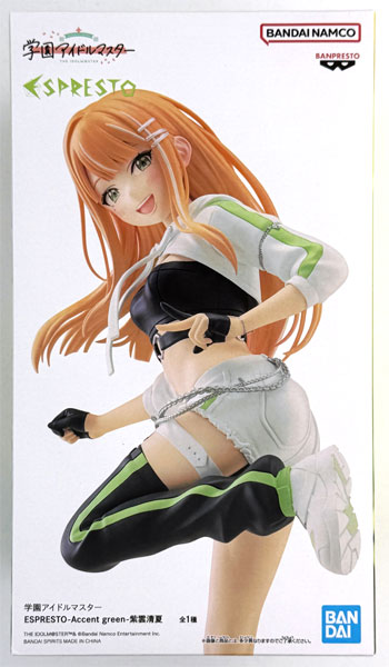 【中古】(本体A/箱B)学園アイドルマスター ESPRESTO-Accent green-紫雲清夏 (プライズ)[BANDAI SPIRITS]《発売済・在庫品》