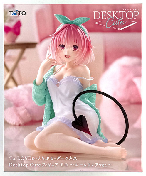 【中古】(本体A/箱B)To LOVEる-とらぶる-ダークネス Desktop Cute フィギュア モモ～ルームウェアver.～ (プライズ)[タイトー]《発売済・在庫品》