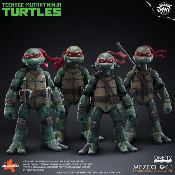 ワン12コレクティブ TMNT 1/12 アクションフィギュア ボックスセット