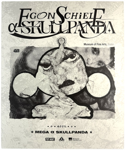 【中古】(本体B+/箱B)MEGA α SKULLPANDA 400％ エゴン・シーレ[POPMART]《発売済・在庫品》