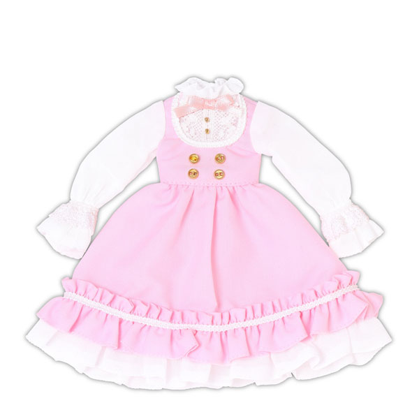 1/6 PNXS リュミエールワンピース ピンク×ホワイト (ドール用)[アゾン